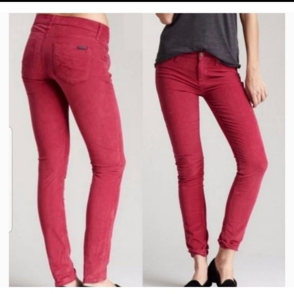 Hudson Jeans Denim - HUDSON Nico midrise super skinny size 26 pink jeans NWT
